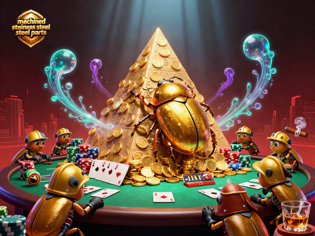 Win big with machined stainless steel parts in our vibrant casino game scene.
